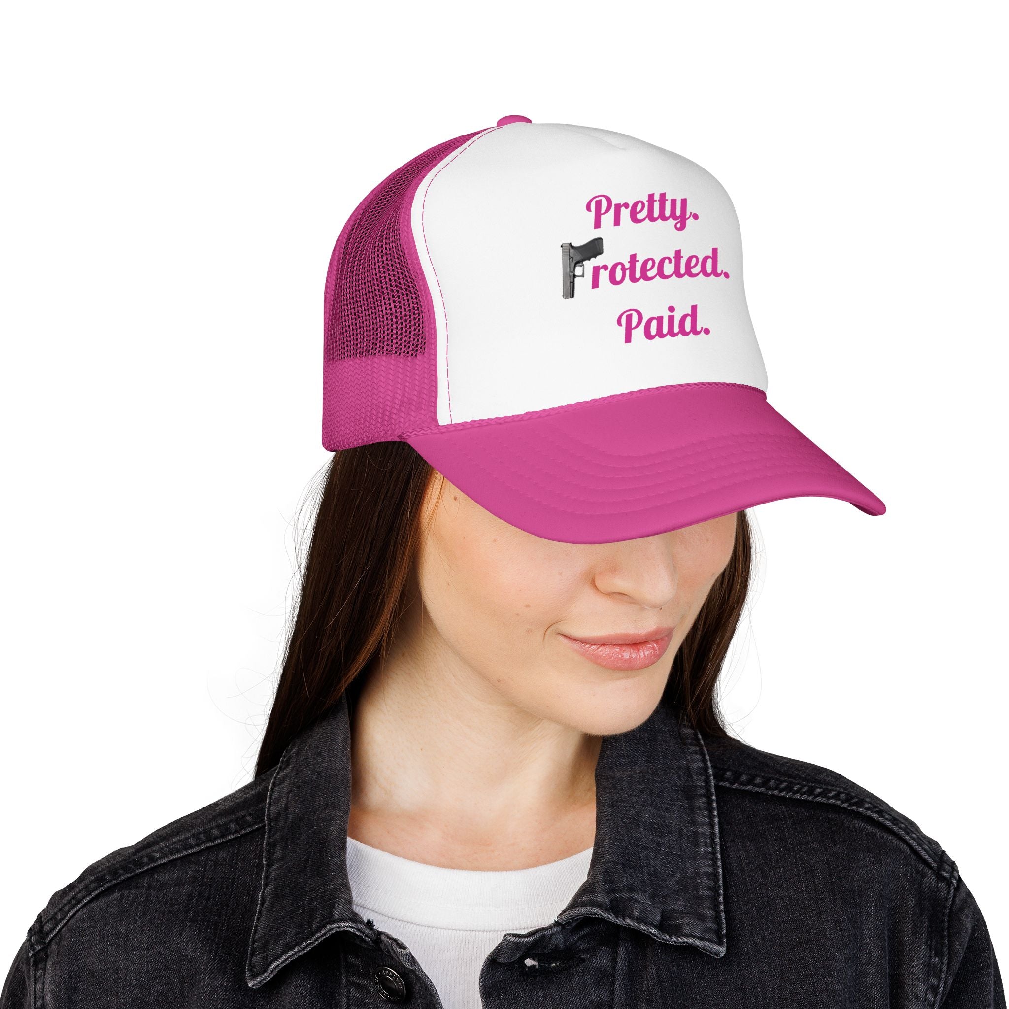 Pretty Protected Paid Trucker Hat
