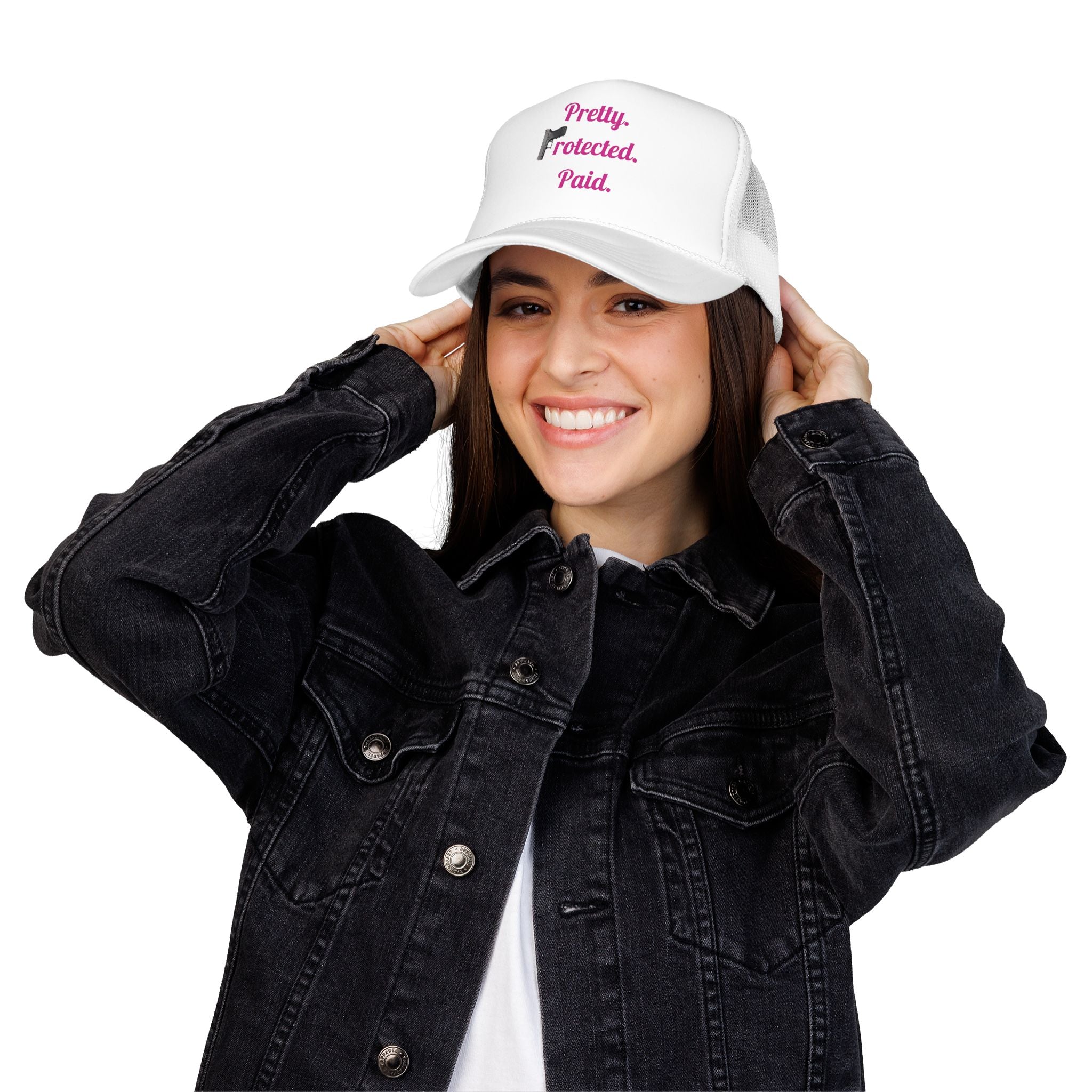 Pretty Protected Paid Trucker Hat